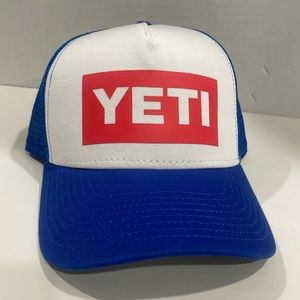 Yeti ball cap/hat NEW! American Logo Badge Trucker hat